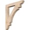 Ekena Millwork Merced Slat Smooth Bracket, Douglas Fir, 3 1/2"W x 28"D x 32"H BKT04X28X32MRC06SDF - alternate 1